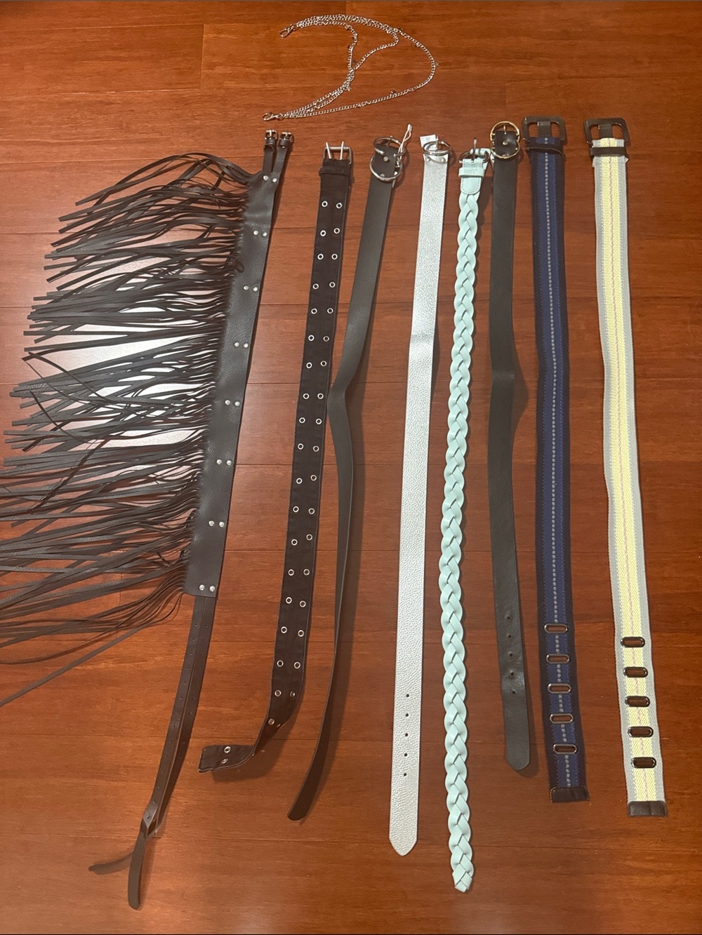 Levi's Multi-Style woomens Belts in Black, Brown, Mint, Navy, Cream 9 PC